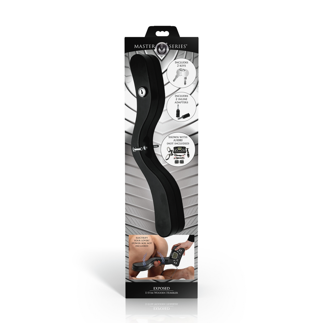 Xr brands Exposed - E-Stim Houten Humbler - Zwart (848518058371)