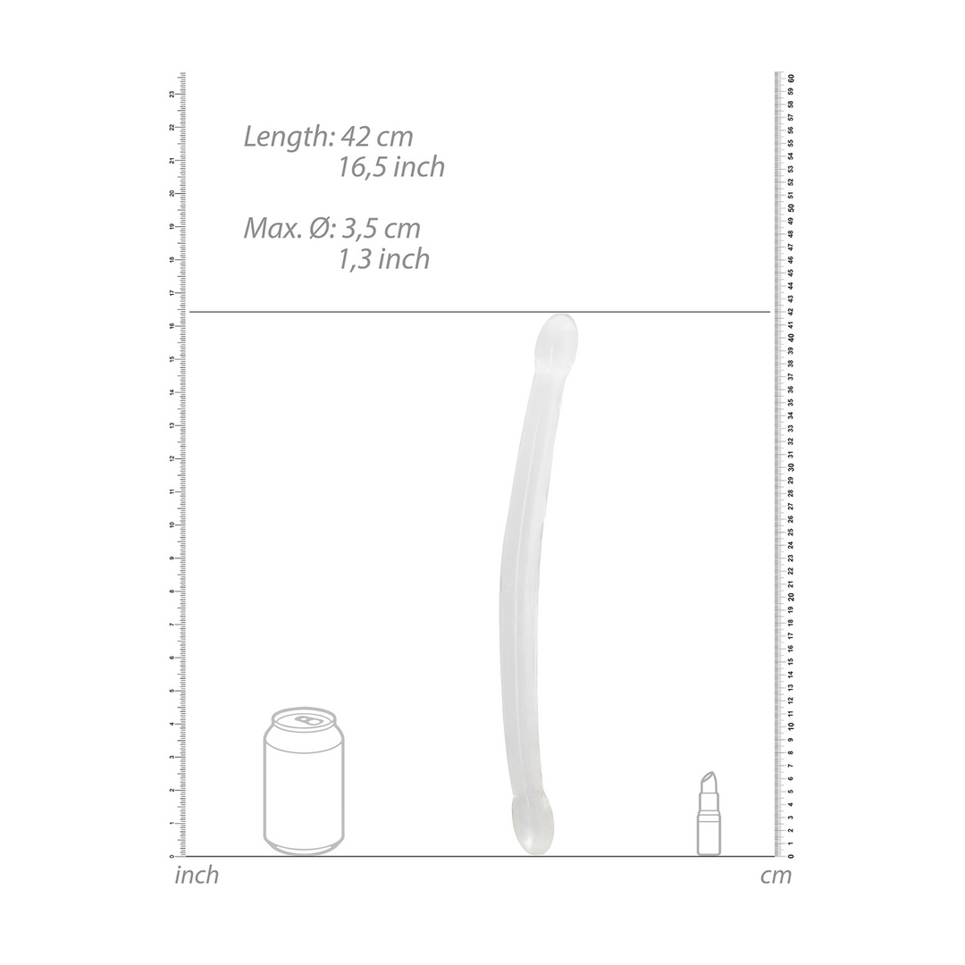 Realrock by shots Niet-realistische Double Dong - 17 / 42 cm (7423522581575)