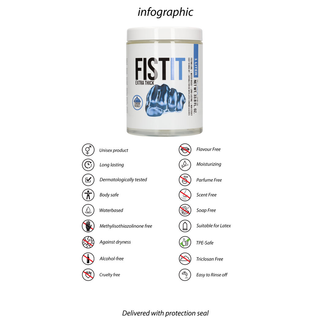 Fist it by shots Extra Dikke Glijmiddel - 33,8 fl oz / 1000 ml (8714273301956)