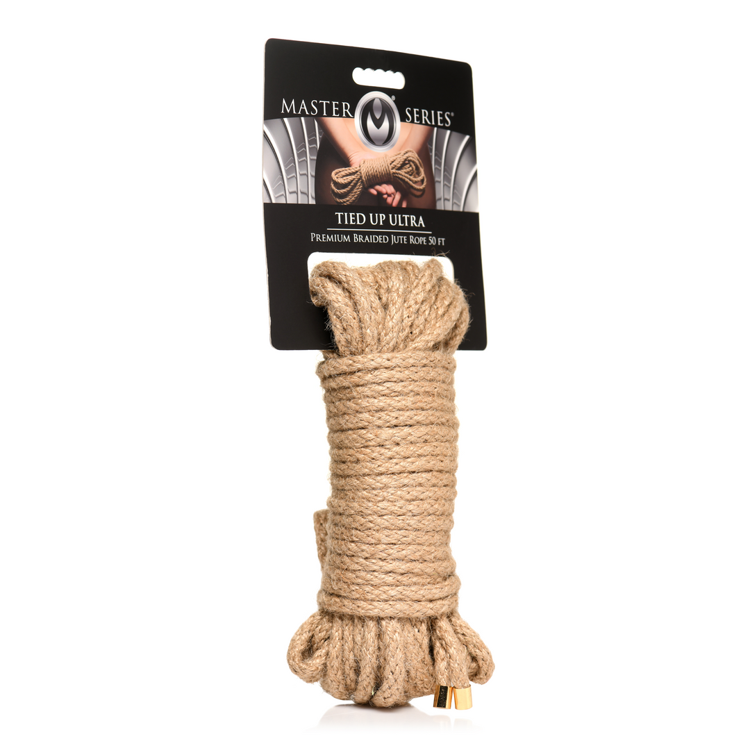 Xr brands Premium Gevlochten Jute Touw (848518053343)