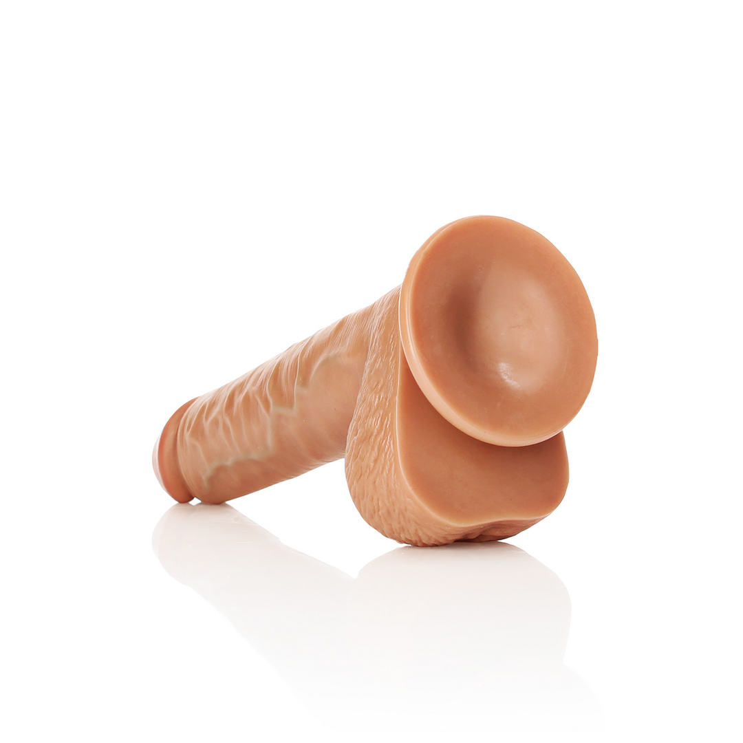 Realrock by shots Rechtdoor Realistische Dildo met Ballen en Zuignap - 10 / 25,5 cm (7423522629611)
