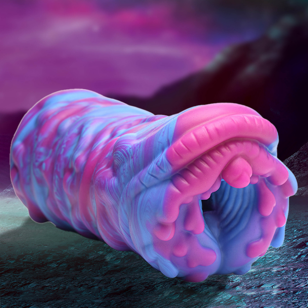Xr brands Cyclone - Silicone Alien Vagina Stroker - Paars (848518051639)