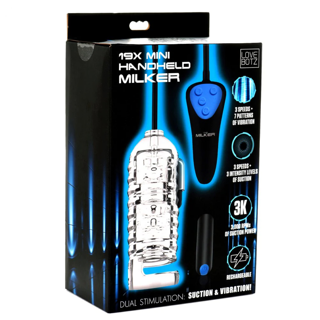Xr brands Mini Handheld Melker - Zwart (848518048912)