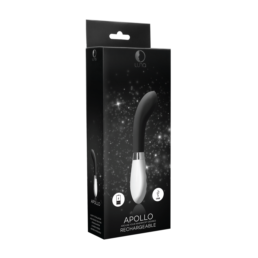 Luna by shots Apollo - Oplaadbare Vibrator - Zwart (8714273533494)