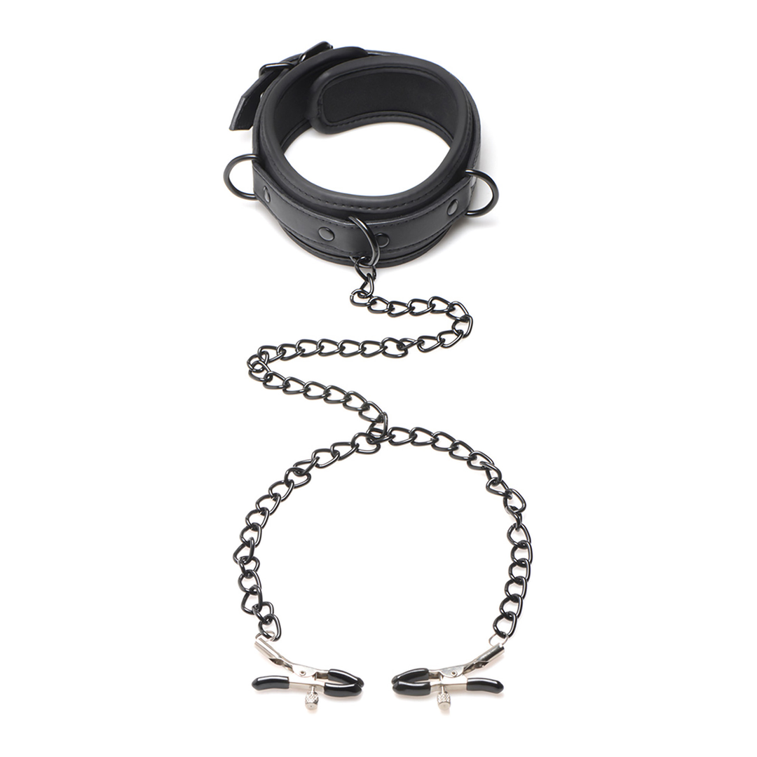 Xr brands Collared Temptress - Kraag Tepelknijpers (848518046857)