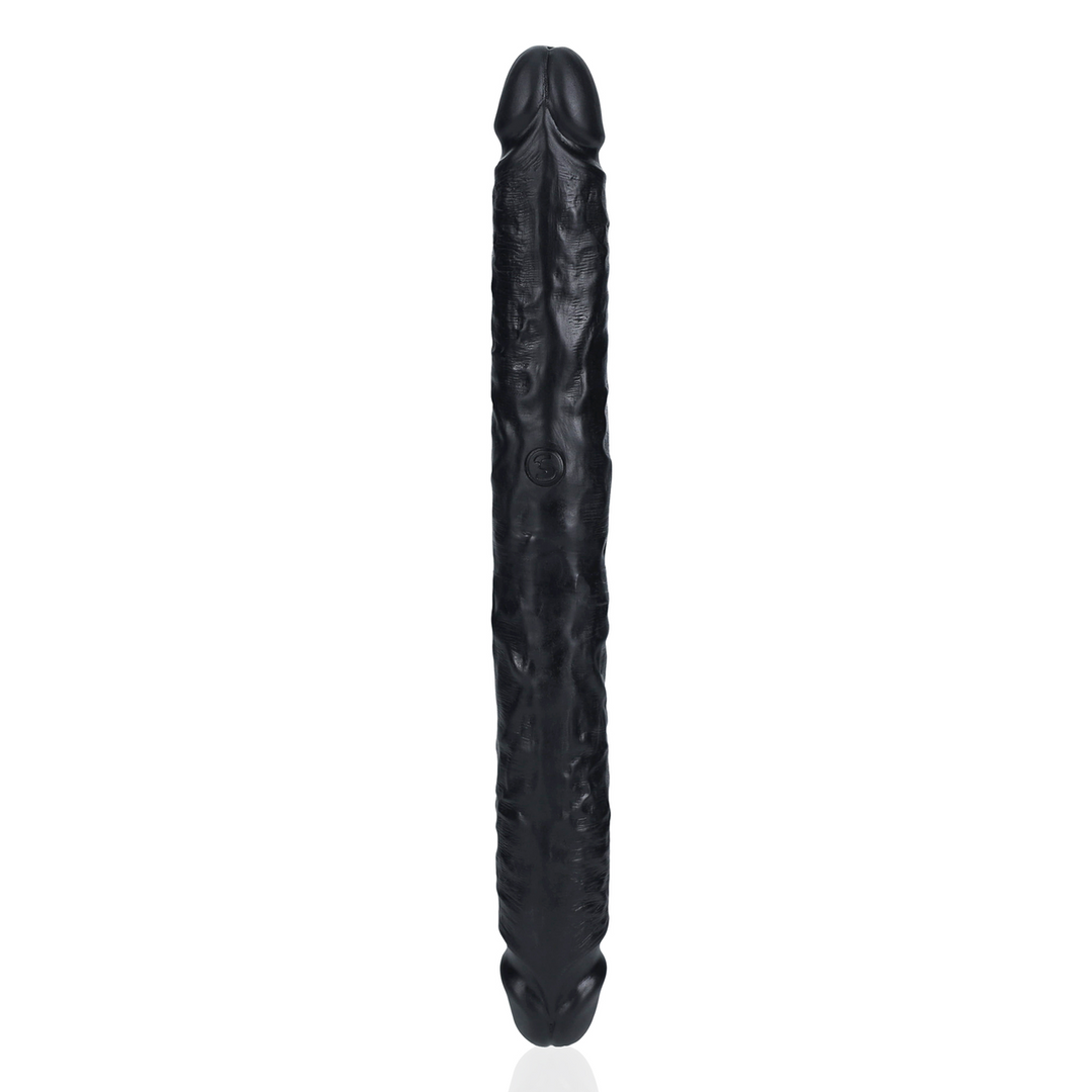 Realrock by shots Slim Double Ended Dong 12 / 30,5 cm - Zwart (8714273505606)