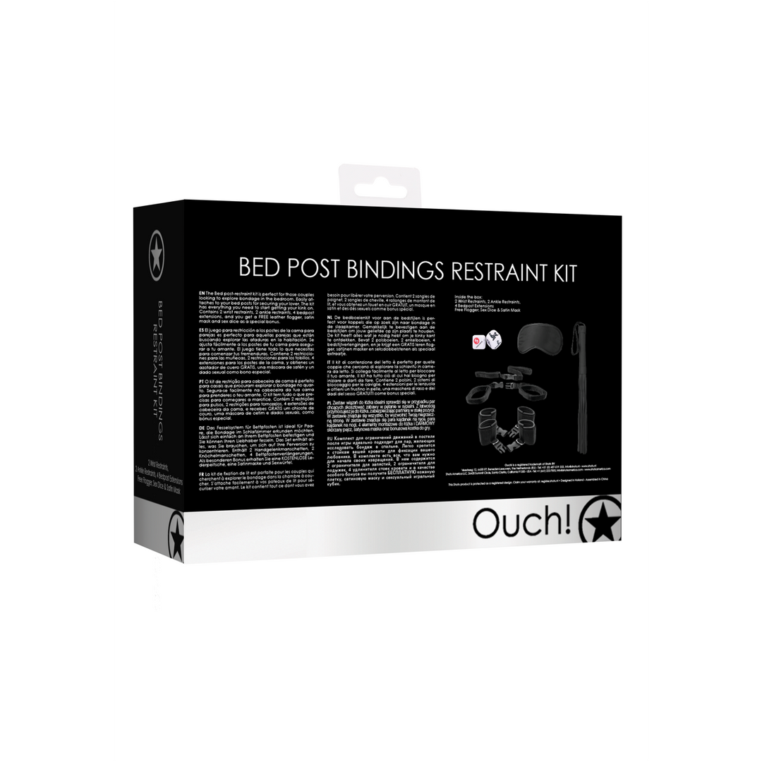 Ouch! by shots Bed Post Bindings Restraint Kit (8714273504180)