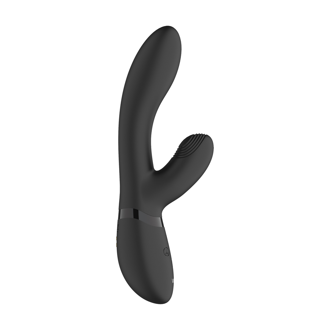 Vive by shots Kyra - Pulse Clitorale Rabbit - Zwart (8714273521798)