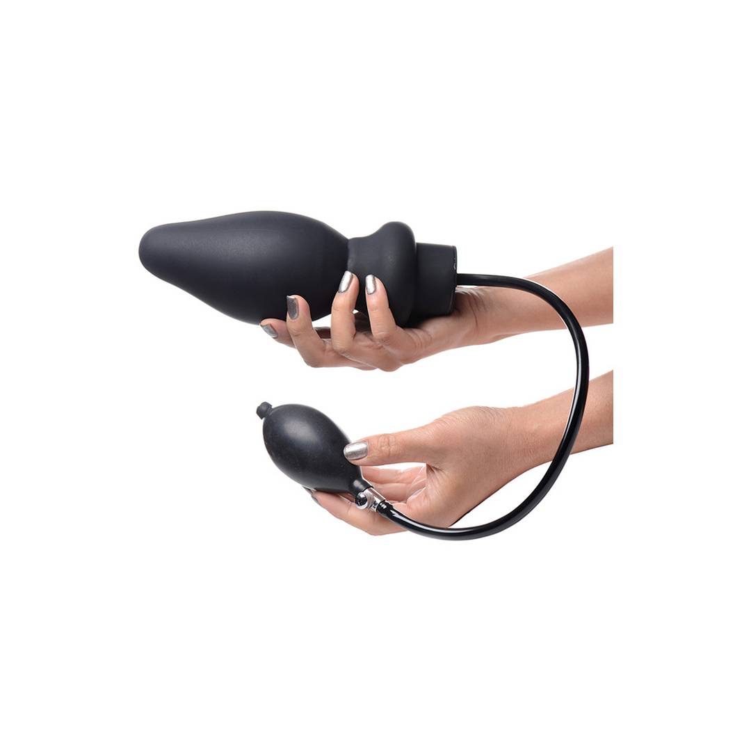 Xr brands Ass-Pand - Grote Opblaasbare Siliconen Anale Plug (848518039521)