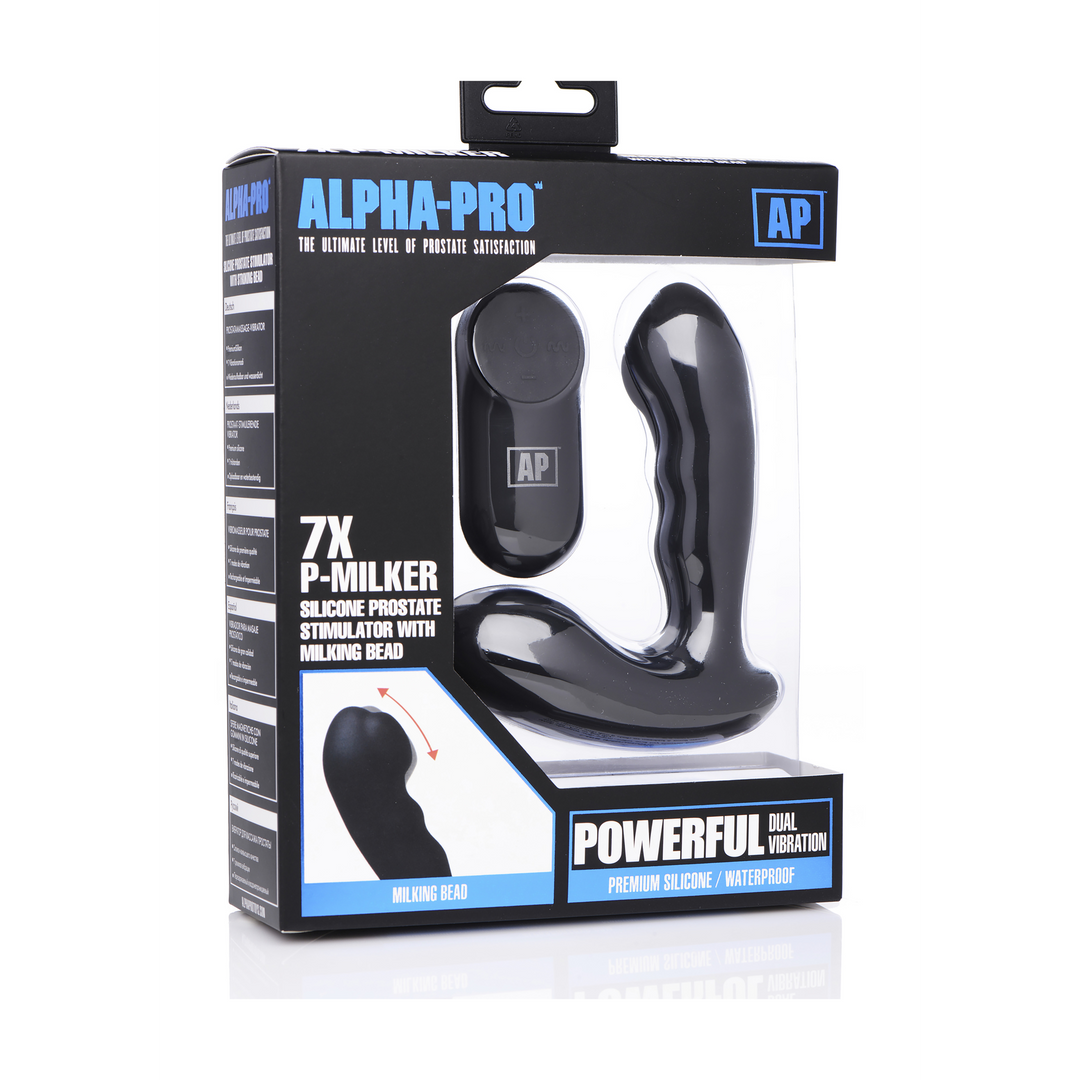 Xr brands P-Milker - Silicone P-Spot Stimulator met 7 Snelheden (848518033307)