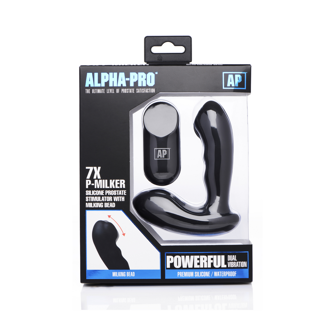 Xr brands P-Milker - Silicone P-Spot Stimulator met 7 Snelheden (848518033307)