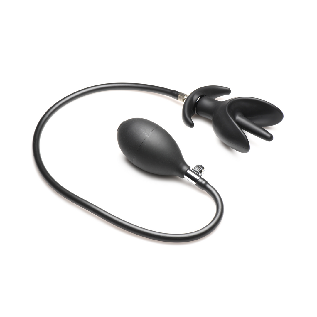 Xr brands Bad Buoy Anchor - Opblaasbare Siliconen Anale Plug - Zwart (848518052353)