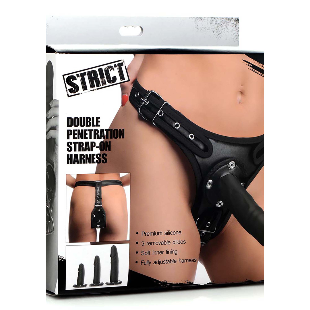 Xr brands Harnas met Double Penetration Strap-On (848518044976)
