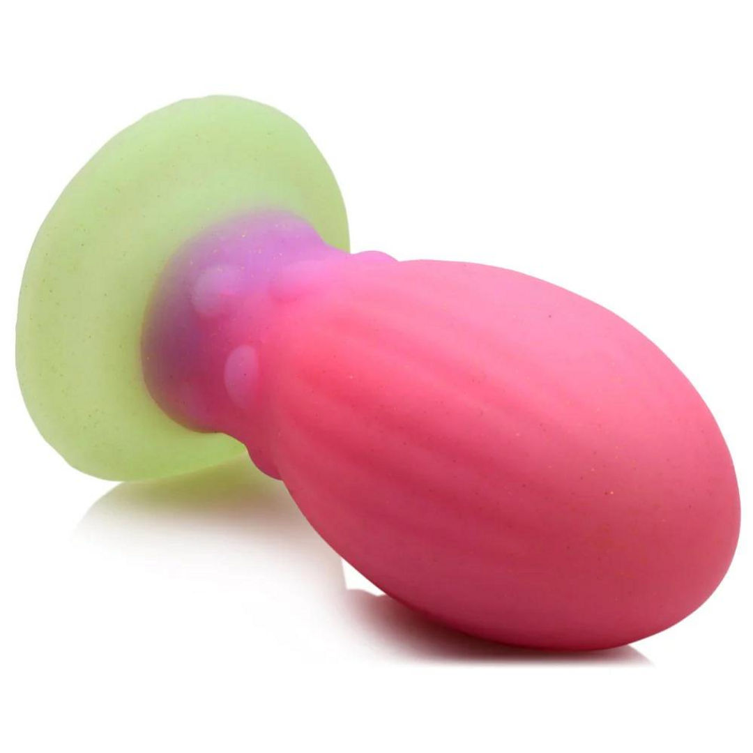 Xr brands Xeno Egg - Glow in the Dark - Silicone Ei - Roze (848518049063)