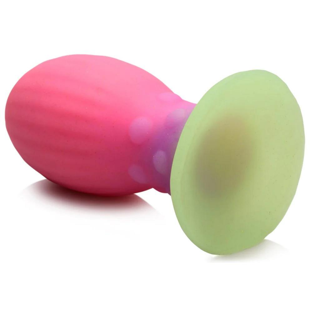 Xr brands Xeno Egg - Glow in the Dark - Silicone Ei - Roze (848518049063)