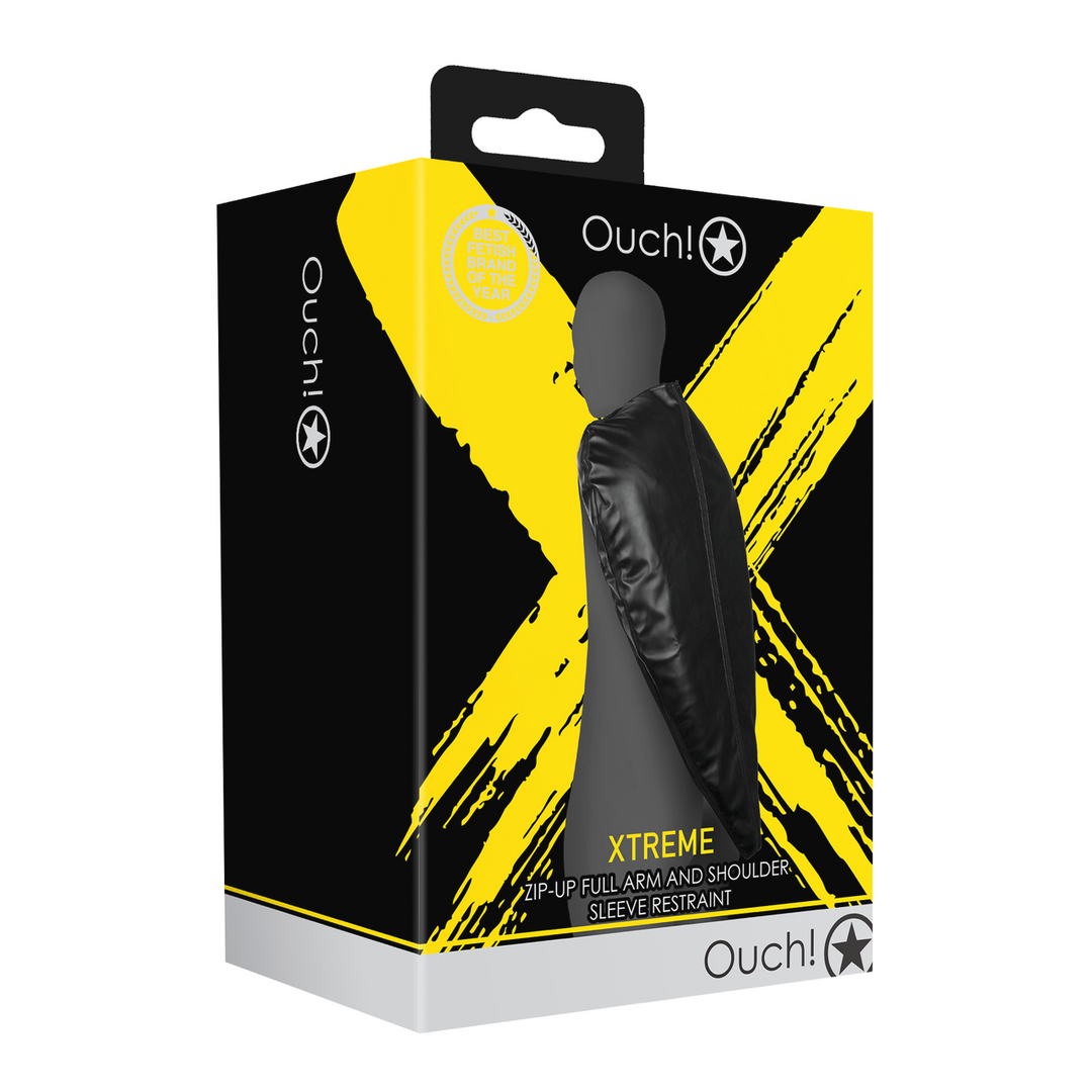 Ouch! by shots Zip-Up Volledige Arm en Schouder Mouw Beperking - Zwart (8714273044396)