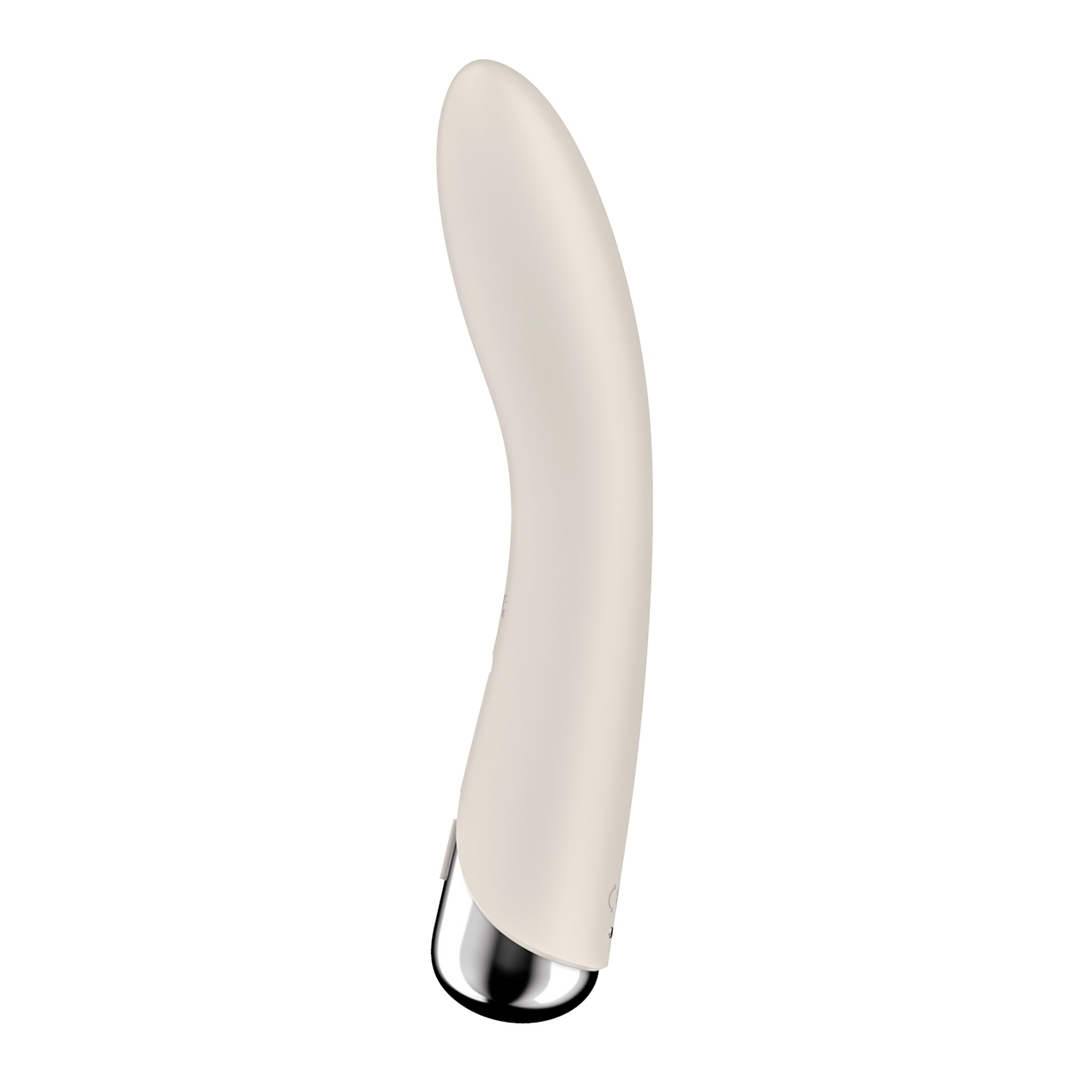 Satisfyer Spinning Vibe 1 - Rotating G-Spot Vibrator - Beige (4061504048710)