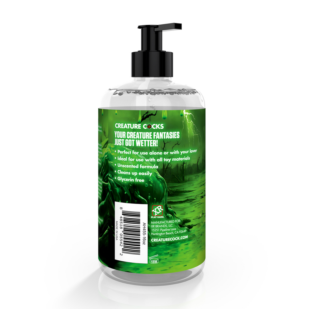 Xr brands Creature Slime - Waterbased Lubricant - 16 fl oz / 473 ml (848518055422)
