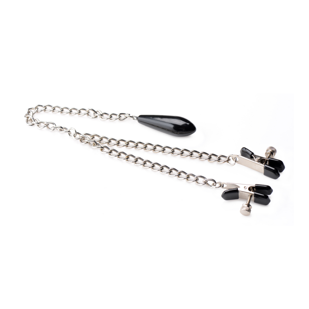 Xr brands Titty Taunter - Tepelklemmen met Gewogen Kraal (848518039231)
