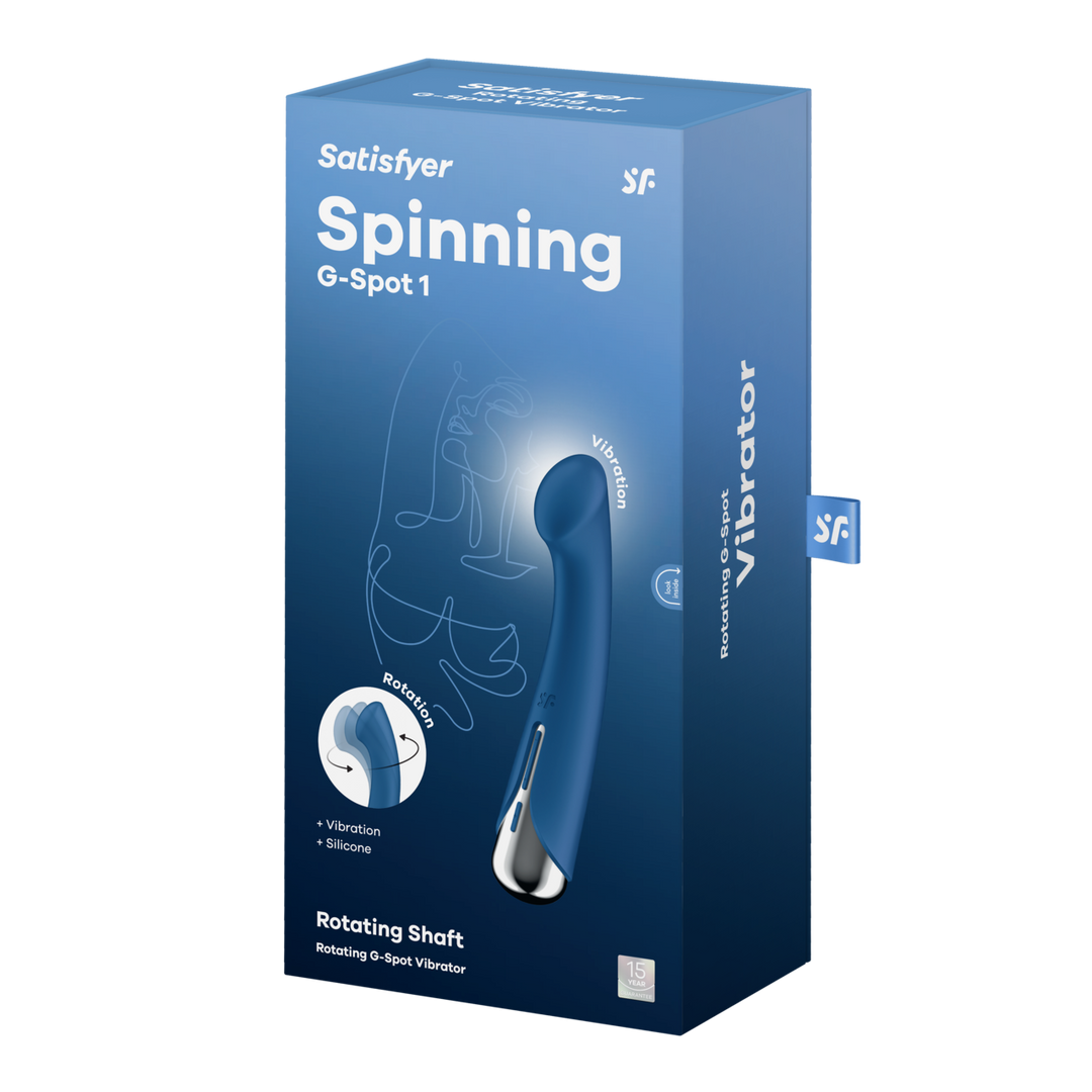 Satisfyer Spinning G-Spot 1 - Draaibare G-Spot Vibrator - Blauw (4061504048765)