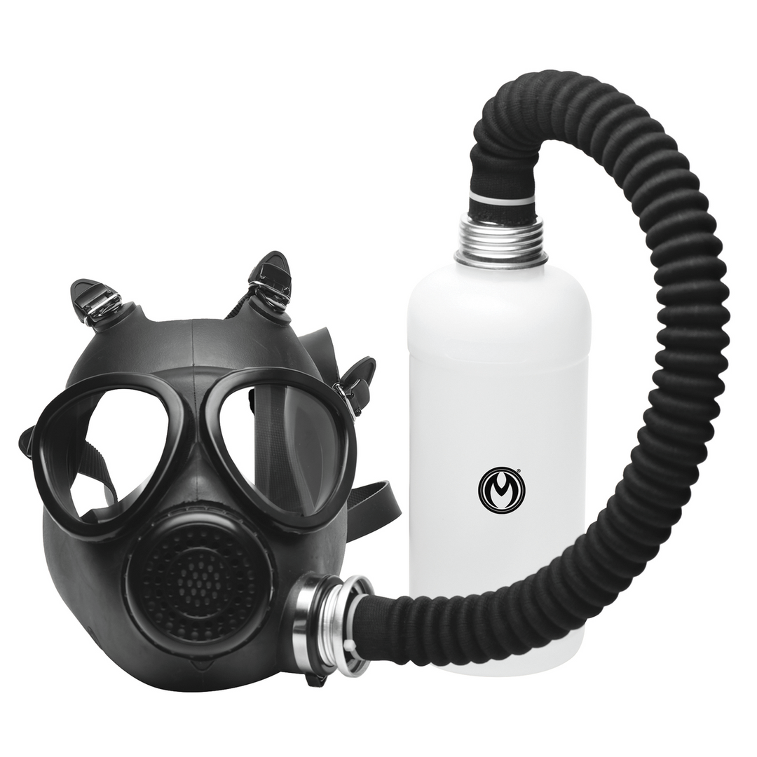Xr brands Inhalator - Gasmasker met Fles - Zwart (848518053435)