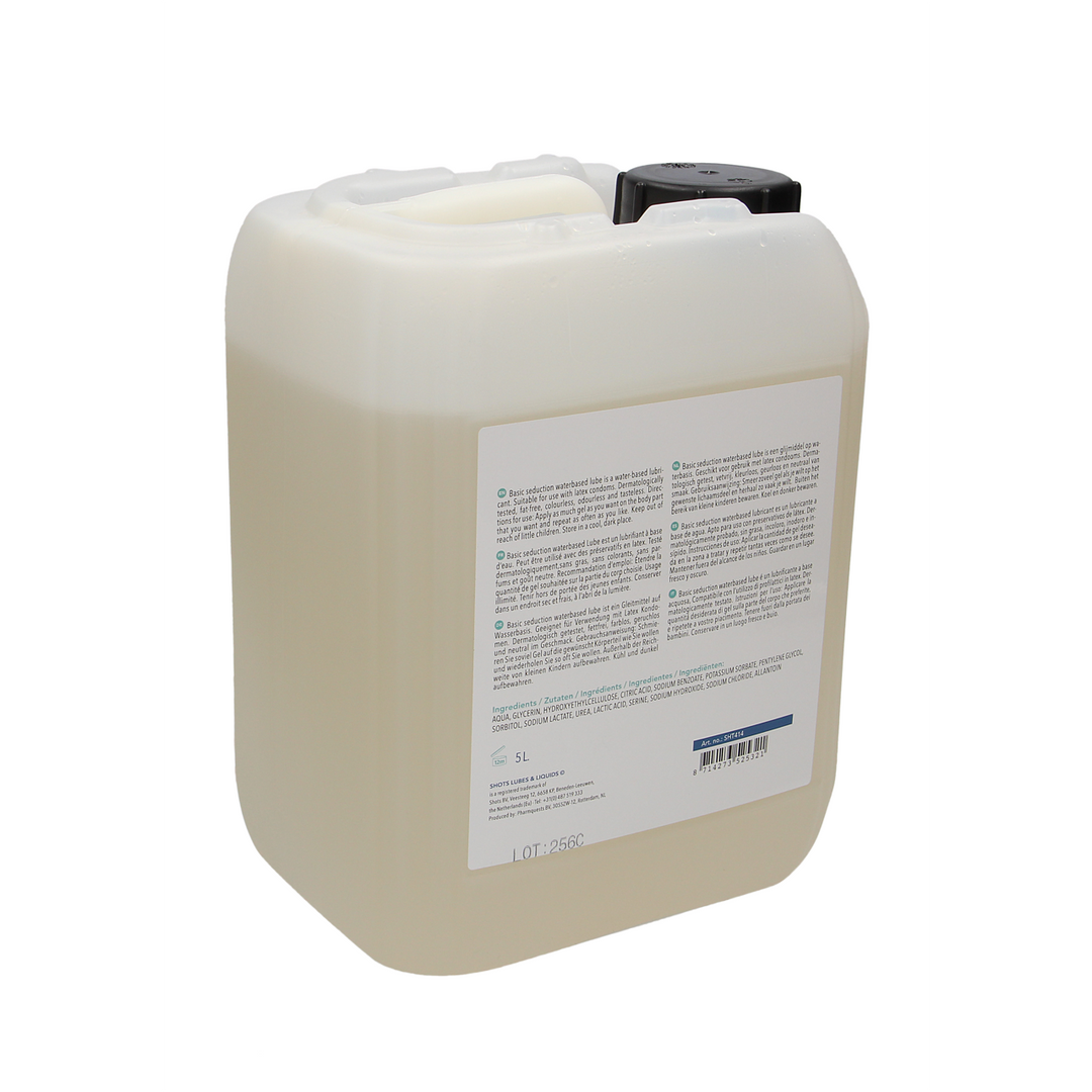 Shots lubes liquids by shots Waterbasis Glijmiddel - 1,3 gal / 5 l (8714273525321)