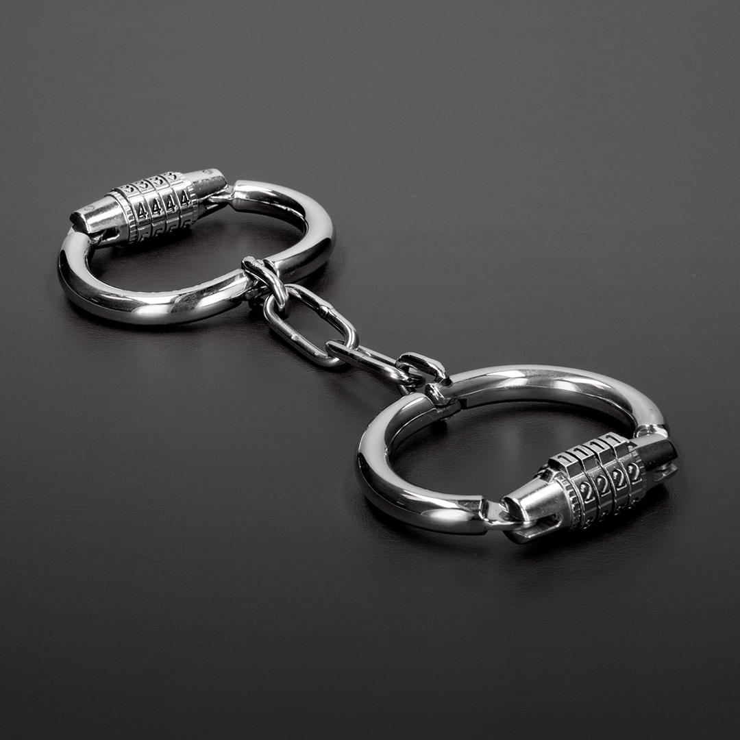 Steel by shots Handboeien met Combinatieslot (8714273941312)