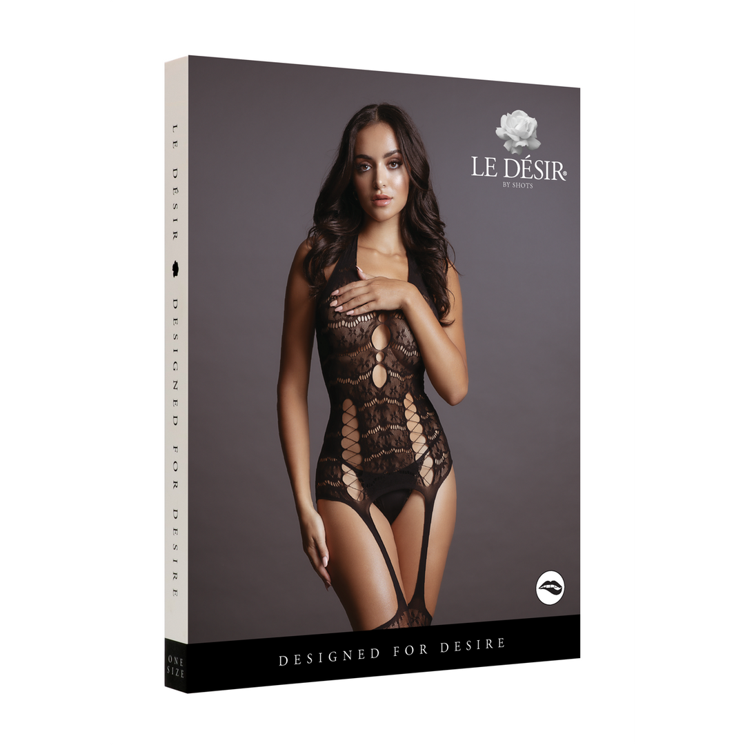 Le désir by shots Kant Suspender Bodystocking - One Size (8714273495365)