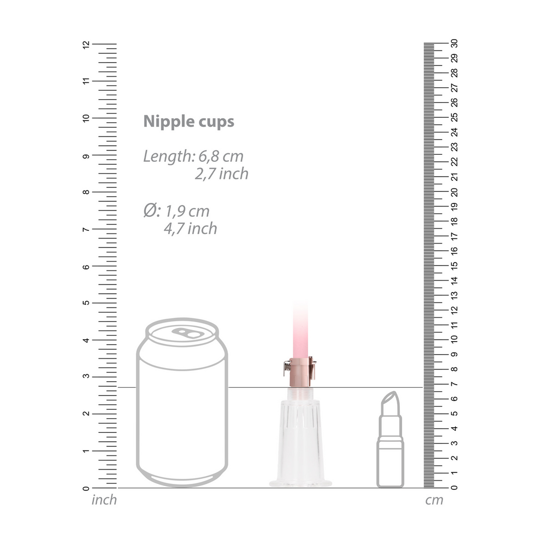 Pumped by shots Clitorale Tepelpomp Set Medium - Medium (8714273548443)
