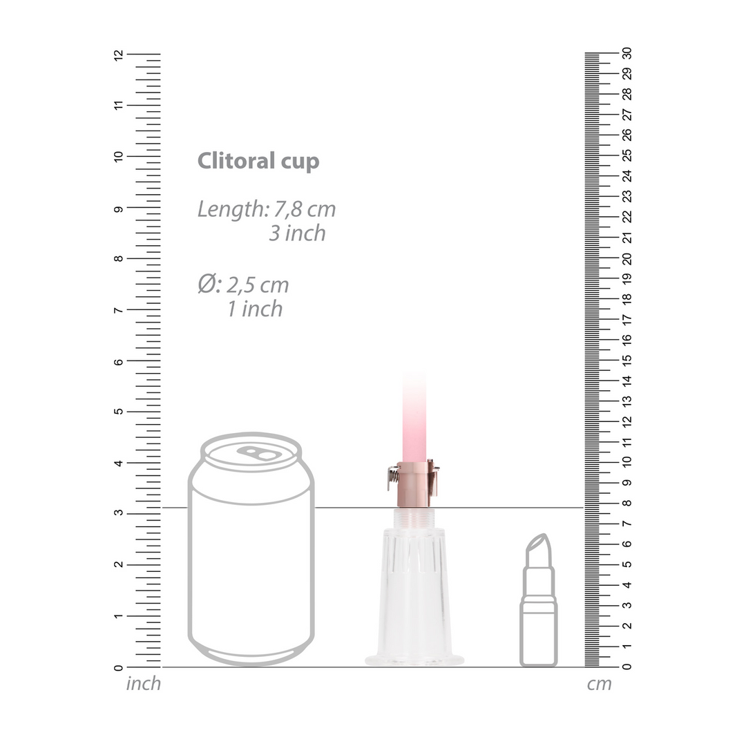 Pumped by shots Clitorale Tepelpomp Set Medium - Medium (8714273548443)