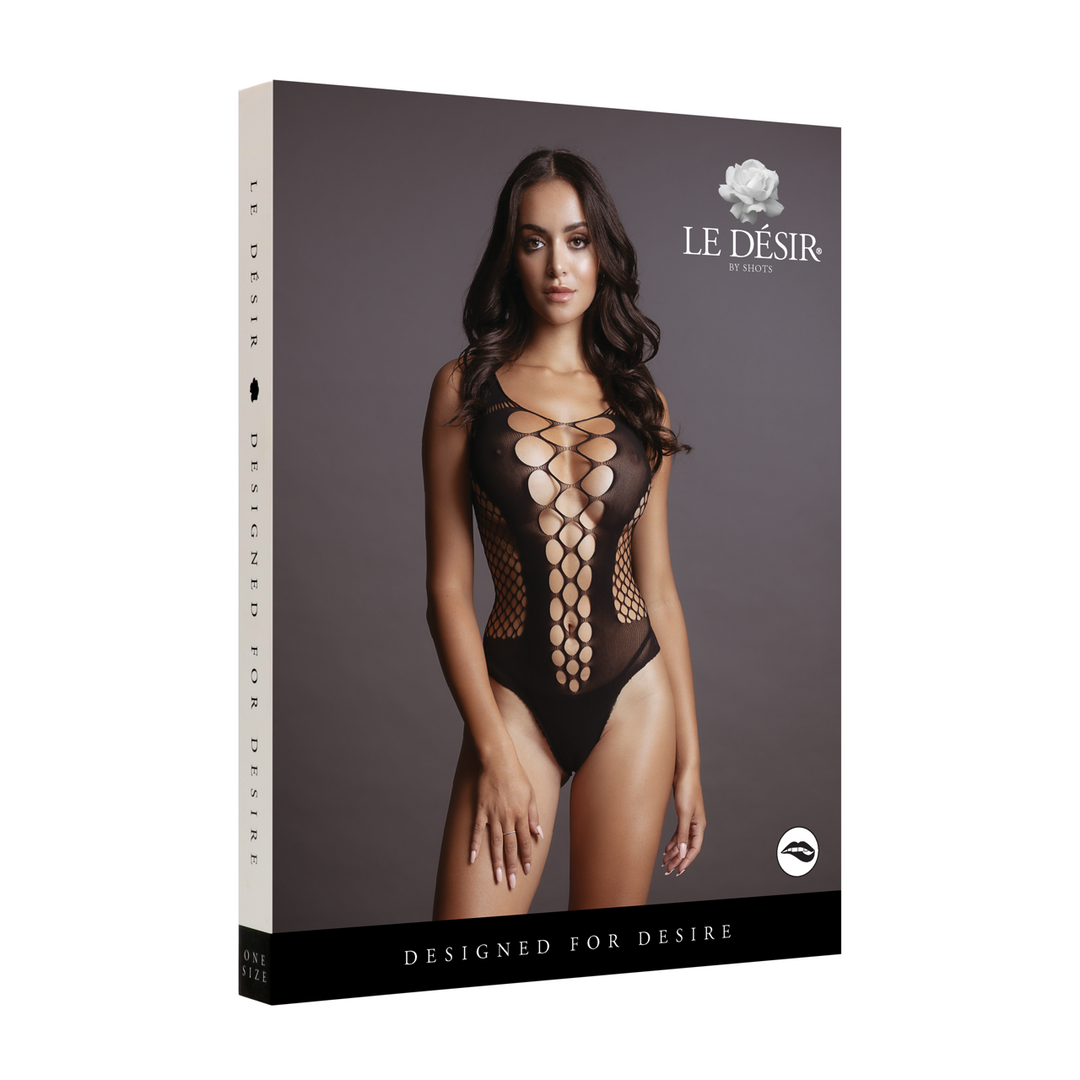 Le désir by shots Contrast Fence Net Teddy - One Size (8714273495419)