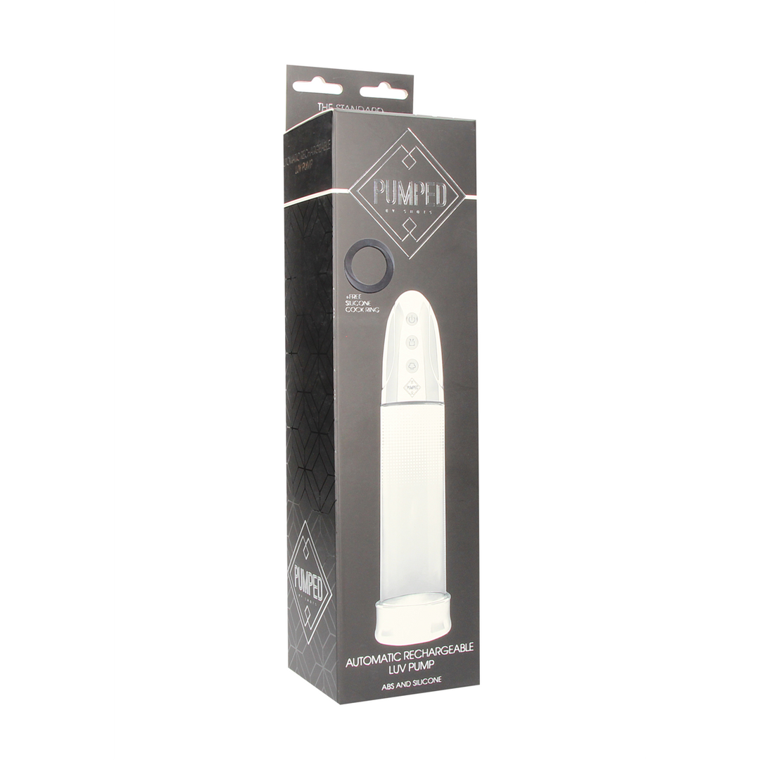 Pumped by shots Automatische Oplaadbare Luv Penis Pomp (8714273508126)
