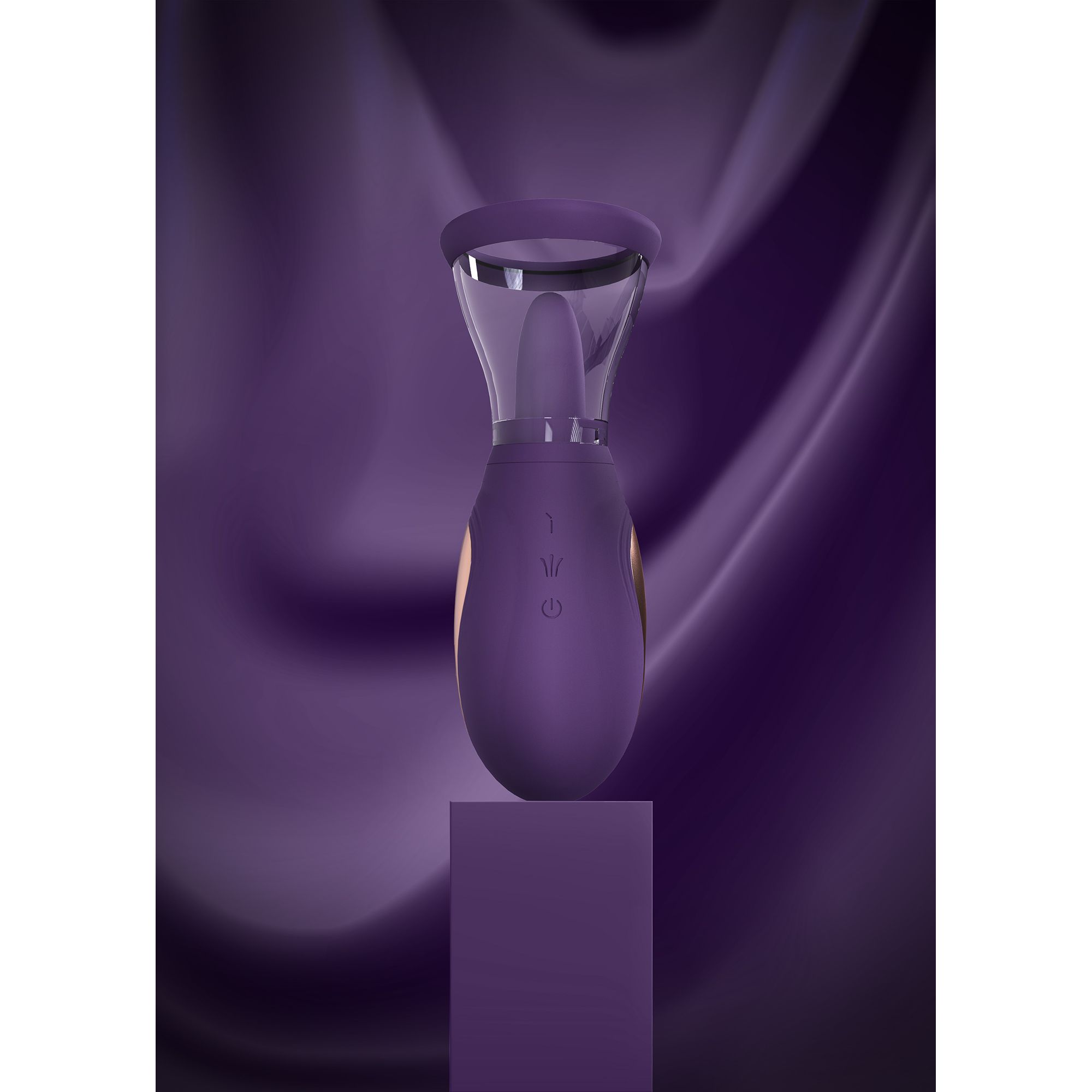 Pumped by shots Enhance - Oplaadbare Vulva en Borst Pomp - Paars (8714273054791)
