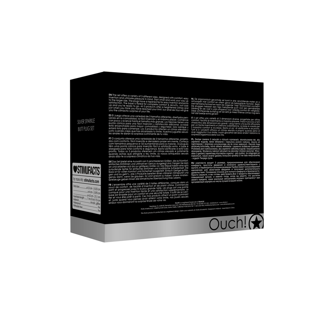 Ouch! by shots Acryl Buttplug Set (8714273544179)