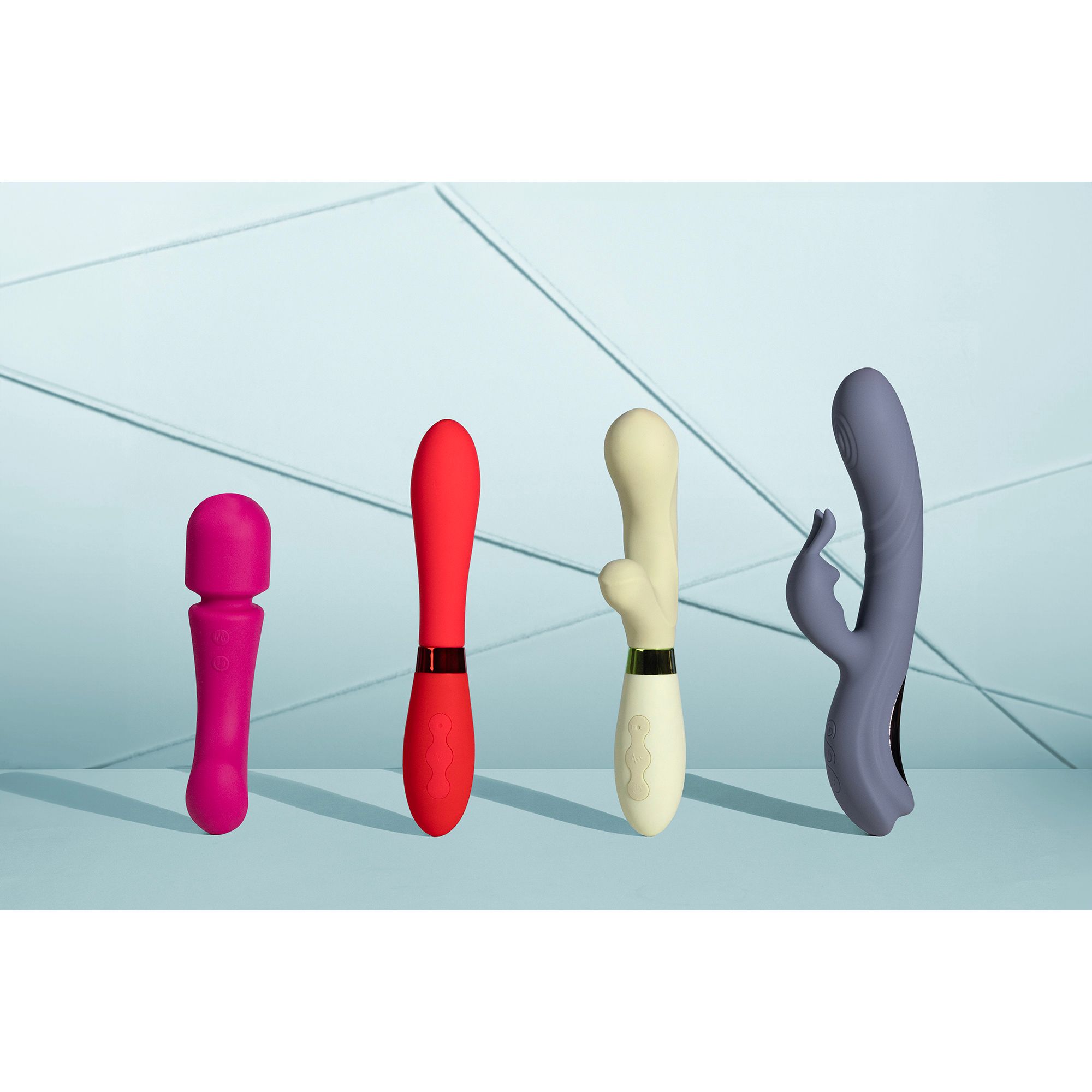 Loveline by shots Ultra Soft Silicone Dubbelzijdige Wand Vibrator - Prestone Roze (8714273048981)