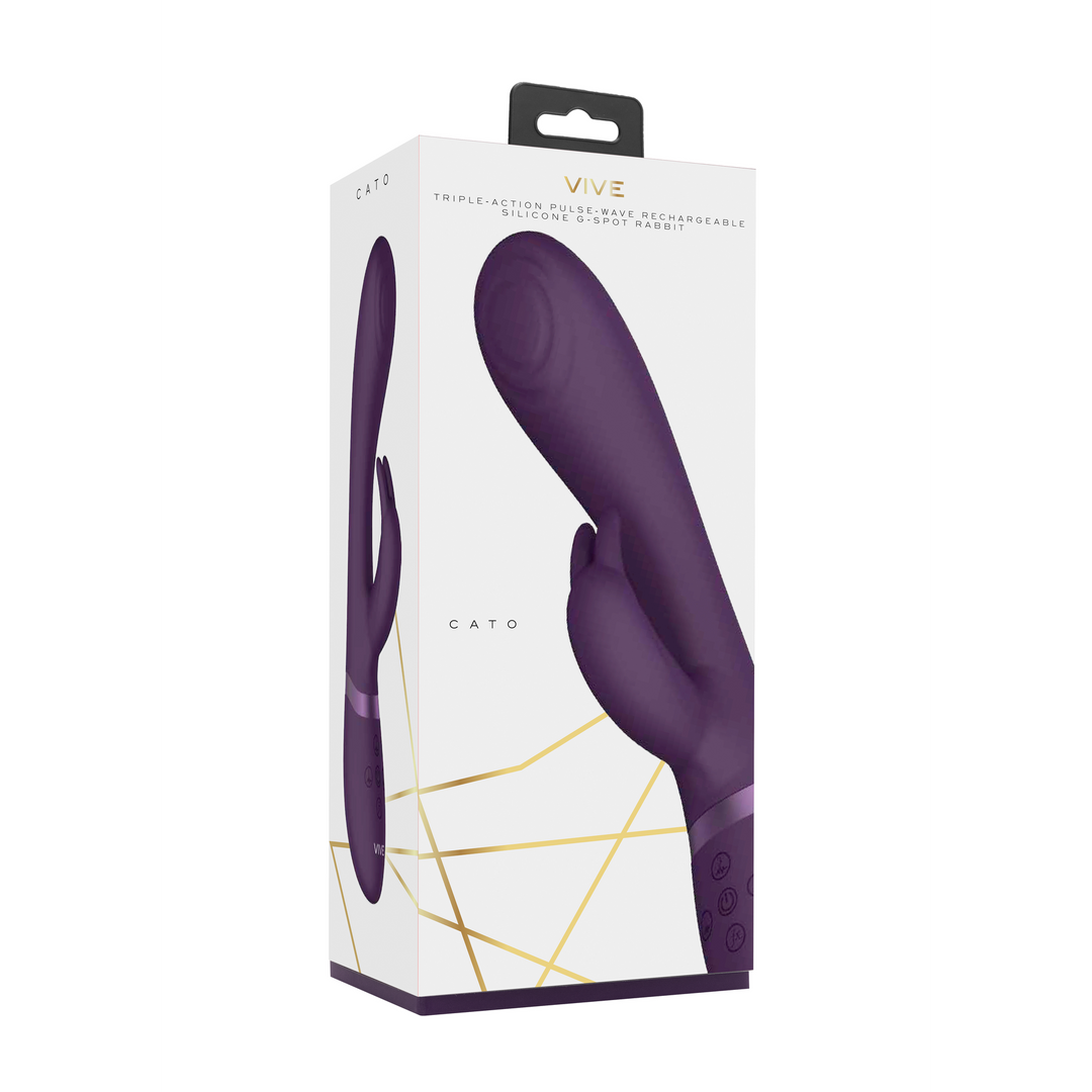 Vive by shots Cato - Pulse G-spot Rabbit - Paars (8714273521729)