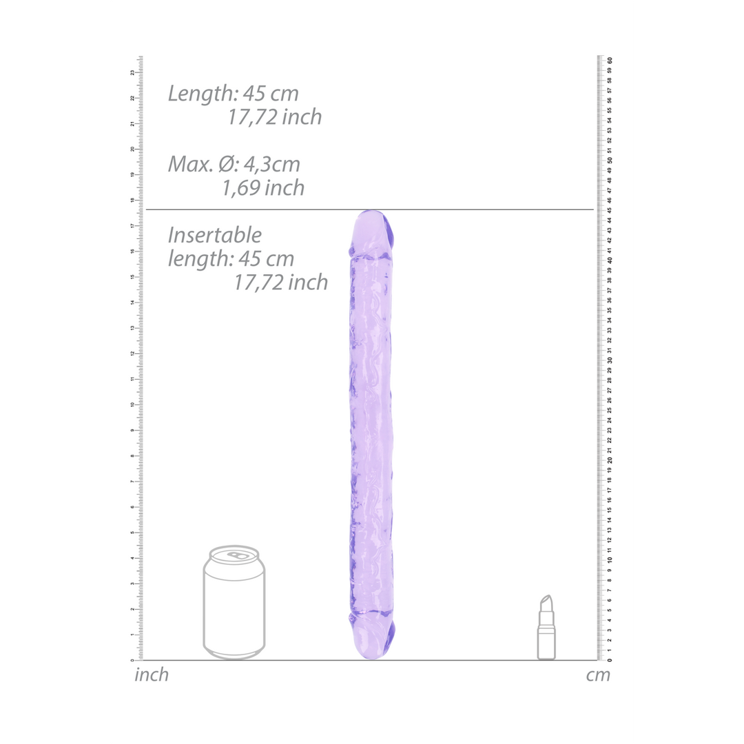 Realrock by shots Realistische Double Dong - 18'' / 45 cm (8714273523440)