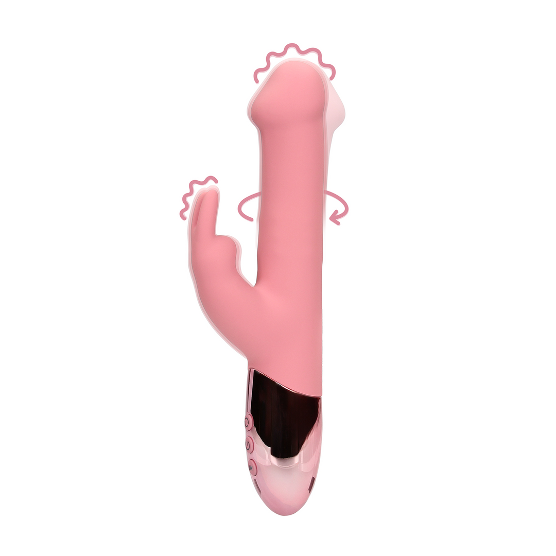 Loveline by shots Roterende Kralen Rabbit Vibrator (8714273049261)