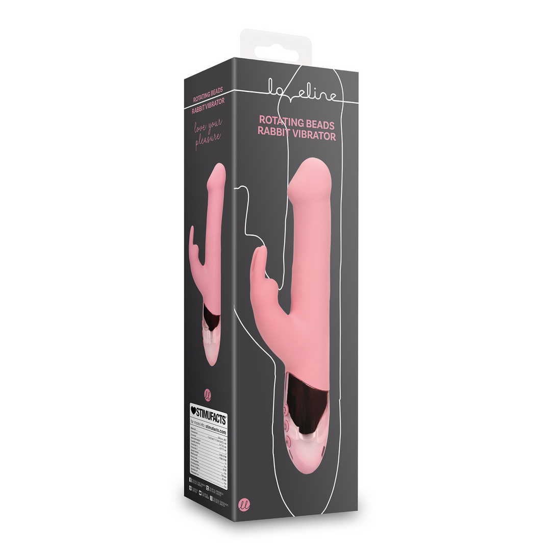 Loveline by shots Roterende Kralen Rabbit Vibrator (8714273049261)