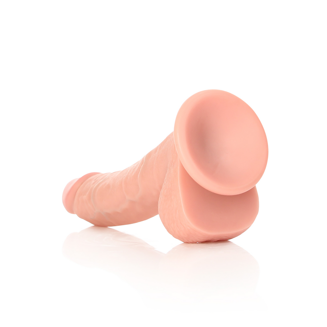 Realrock by shots Gekromde Realistische Dildo met Ballen en Zuignap - 8 / 20,5 cm (7423522628614)