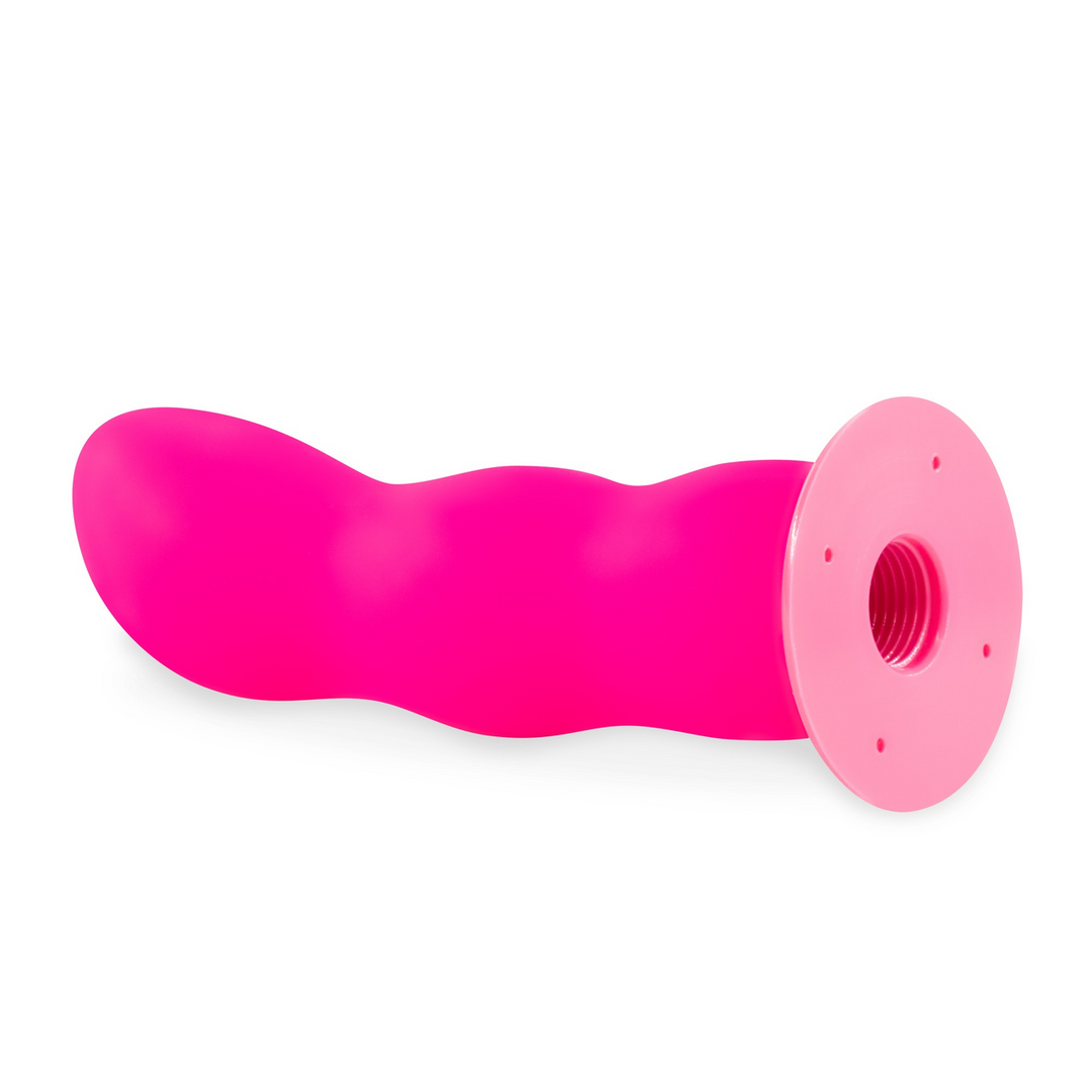 Crushious Snapper - Strap-on Harnas met Dildo - Roze (7403254157897)