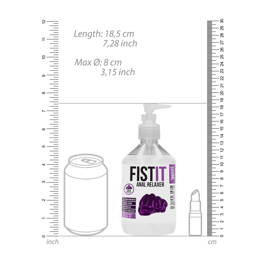 Fist it by shots Anal Relaxer - 17 fl oz / 500 ml (7423522516577)