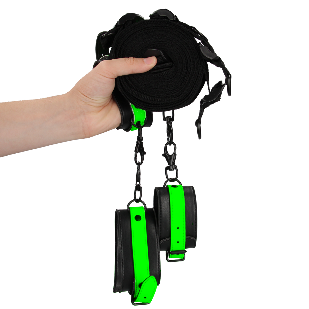 Ouch! by shots Bevestigingsset voor Bedbindings - Glow in the Dark (7423522641606)
