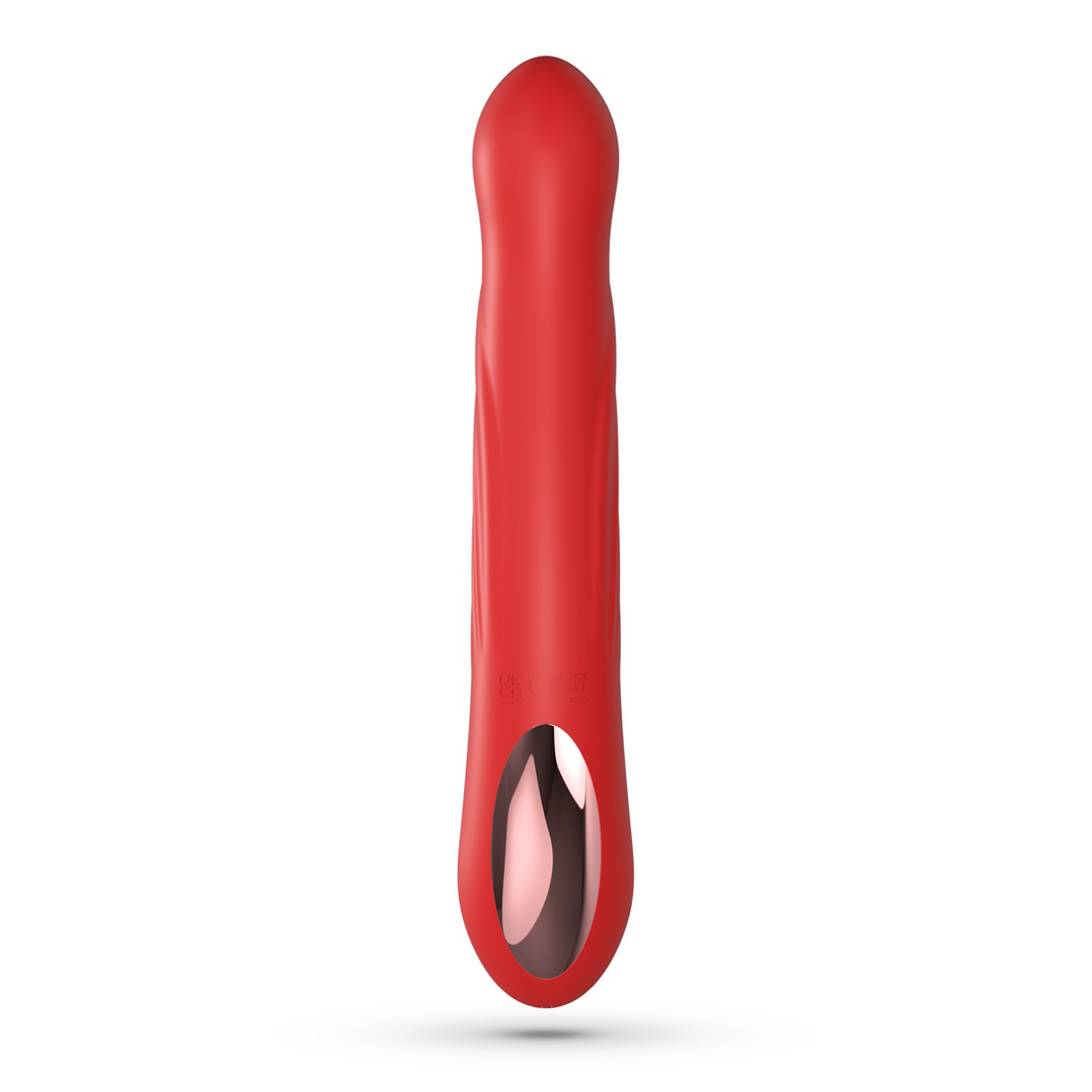 Crushious Lapin - Duwende Konijnen Vibrator - Rood (7403254159365)