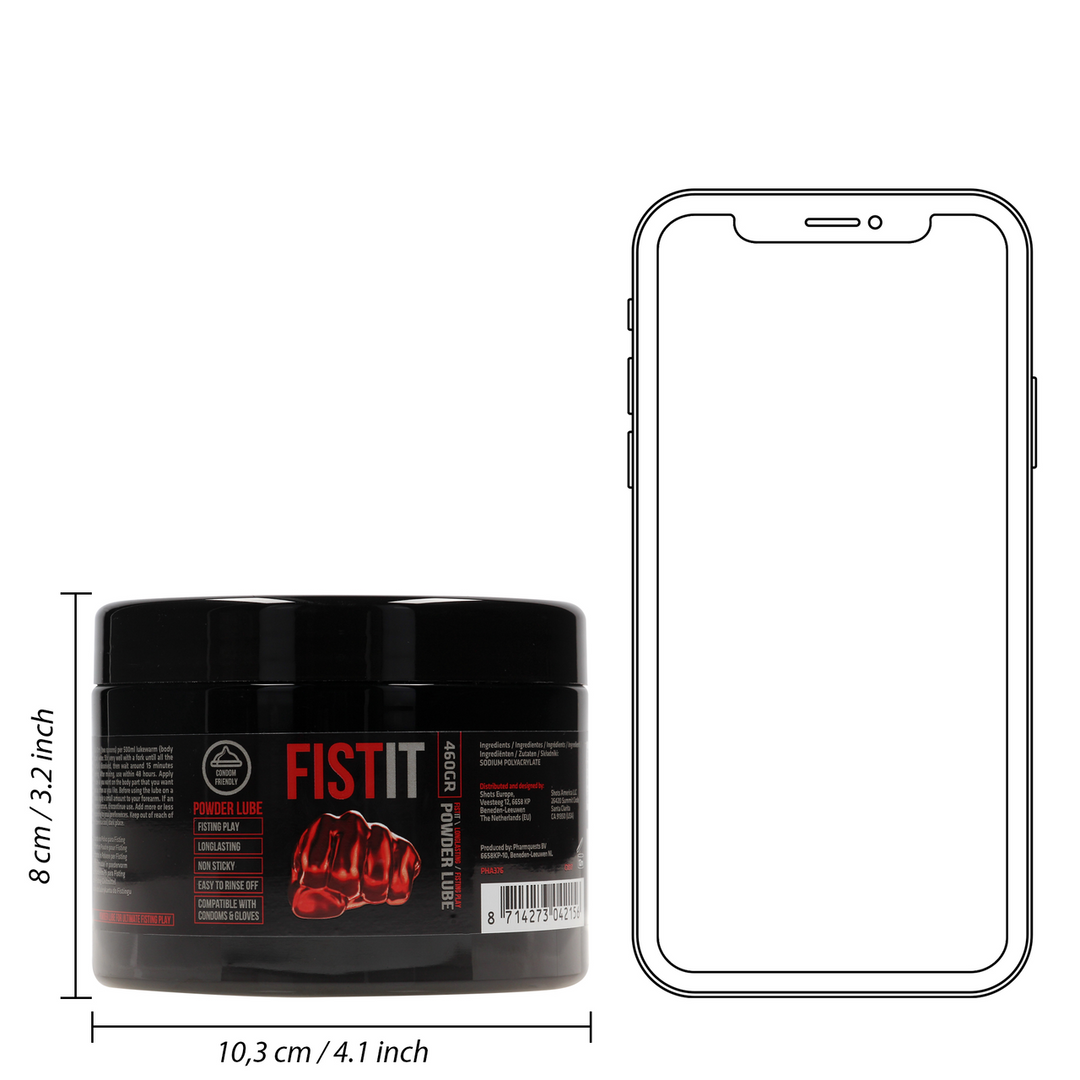 Fist it by shots Poeder Lube - 16,2 oz / 460 gr (8714273042156)