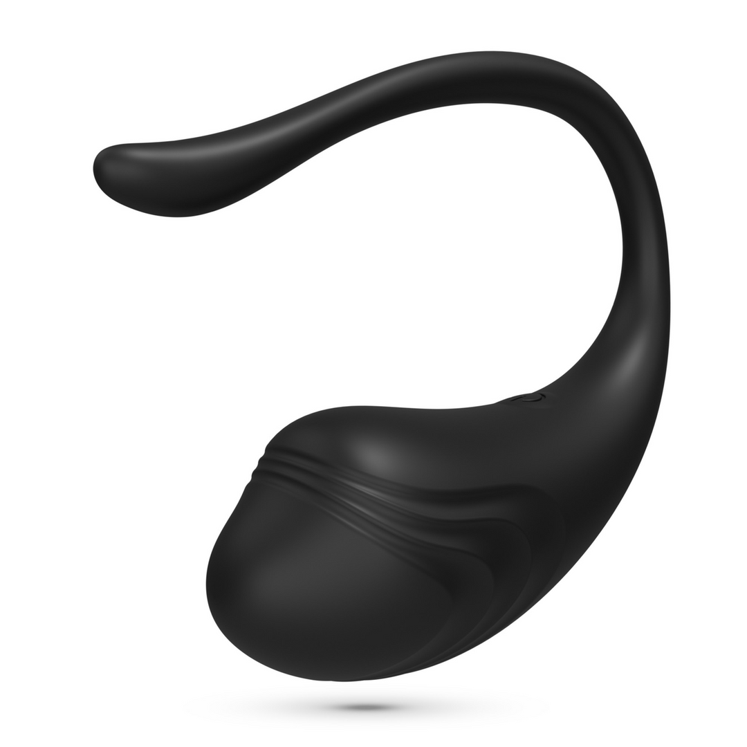 Crushious Tamago - Oplaadbaar Vibrerend Ei met Afstandsbediening - Zwart (7403254159556)