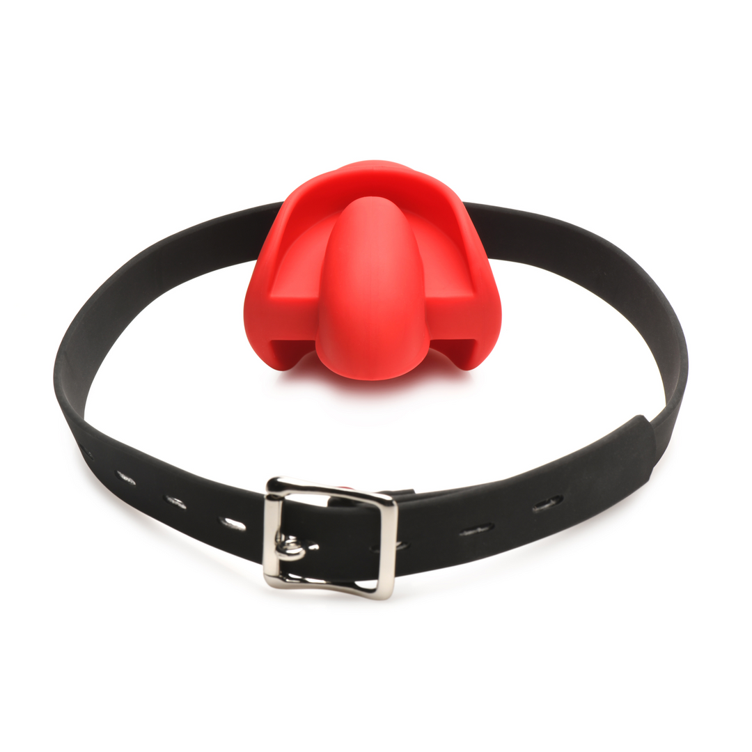 Xr brands Gag Order - Extreme Silicone Ball Gag - Rood (848518054548)
