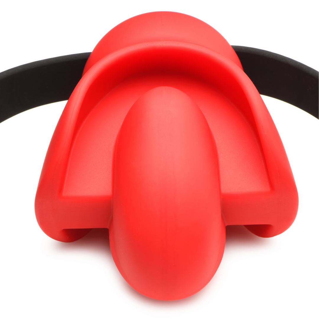 Xr brands Gag Order - Extreme Silicone Ball Gag - Rood (848518054548)