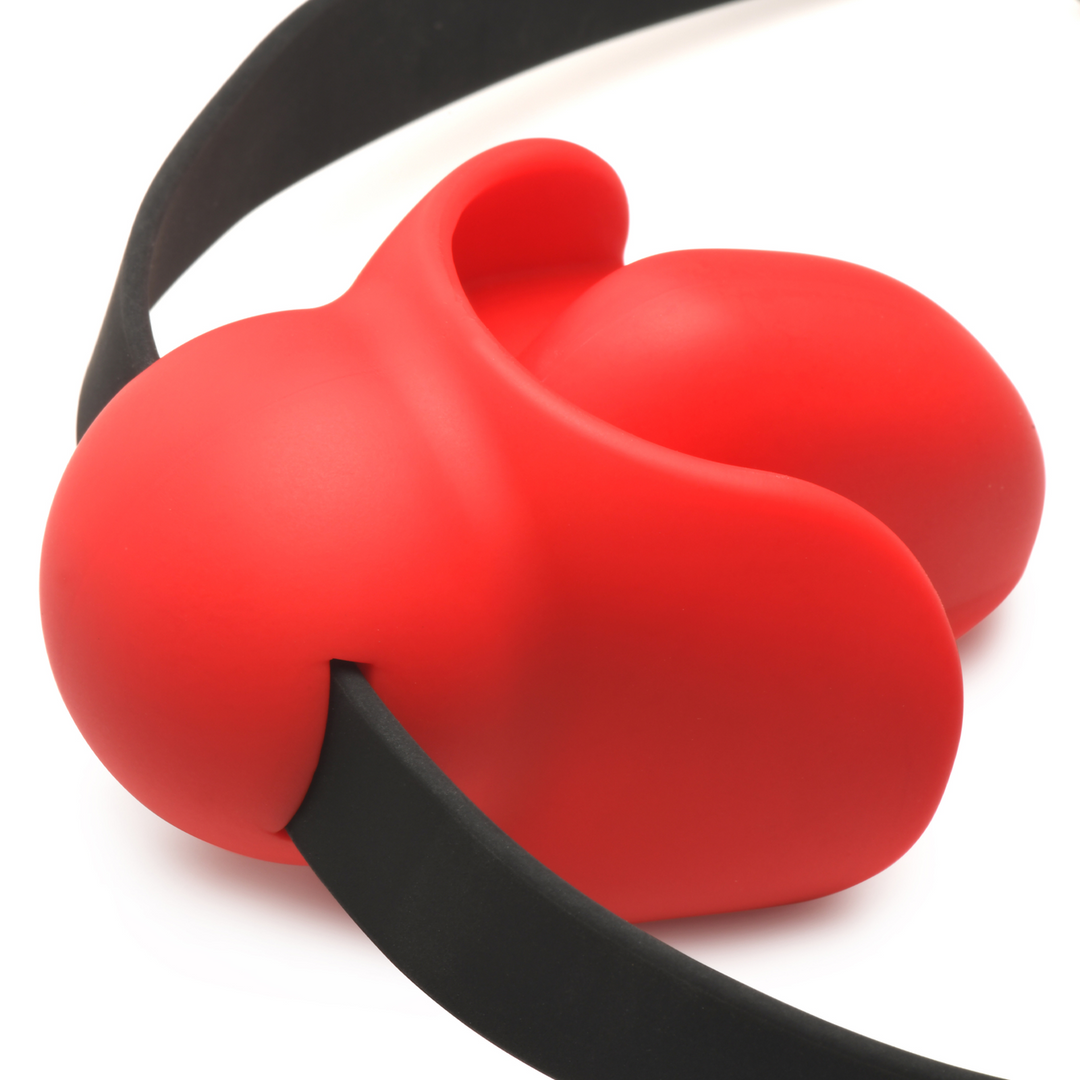 Xr brands Gag Order - Extreme Silicone Ball Gag - Rood (848518054548)