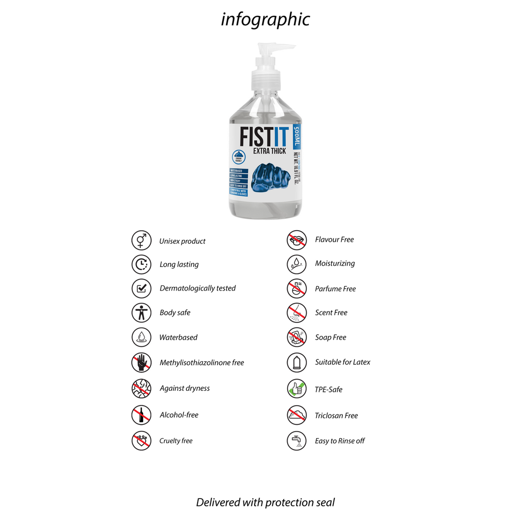 Fist it by shots Extra Dikke Glijmiddel - 17 fl oz / 500 ml (7423522516553)